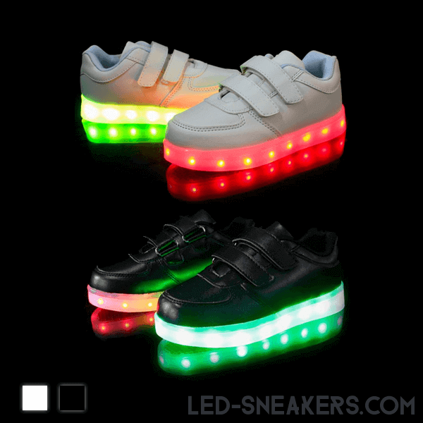 Boys/Girls USB Charging LED Light Luminous Laces Shoes Kids Flashing  Sneakers | eBay